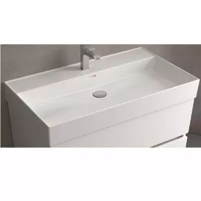 Vasque VENETO 101x46cm perc�e 1 trou Blanc - SALGAR R�f. 23397