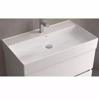 Vasque VENETO 81x46cm perc�e 1 trou Blanc - SALGAR R�f. 23401