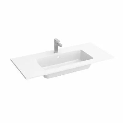 Vasque VILNA 100,5x46cm perc�e 1 trou SolidSurface - SALGAR R�f. 91236