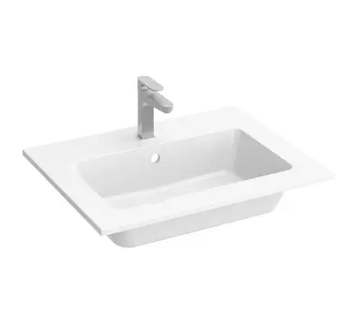 Vasque VILNA 60,5x46cm perc�e 1 trou SolidSurface - SALGAR R�f. 91234