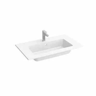 Vasque VILNA 80,5x46cm perc�e 1 trou SolidSurface - SALGAR R�f. 91235