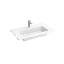 Vasque VILNA 80,5x46cm percée 1 trou SolidSurface - SALGAR Réf. 91235