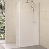 Volet mobile 35cm verre Cosmos XL droite profilé Blanc grainé - KINEDO Réf. PA2495BCOXED