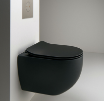 WC suspendu compact Ciotola Blackmat - Cristina Ondyna Réf. WCI329113